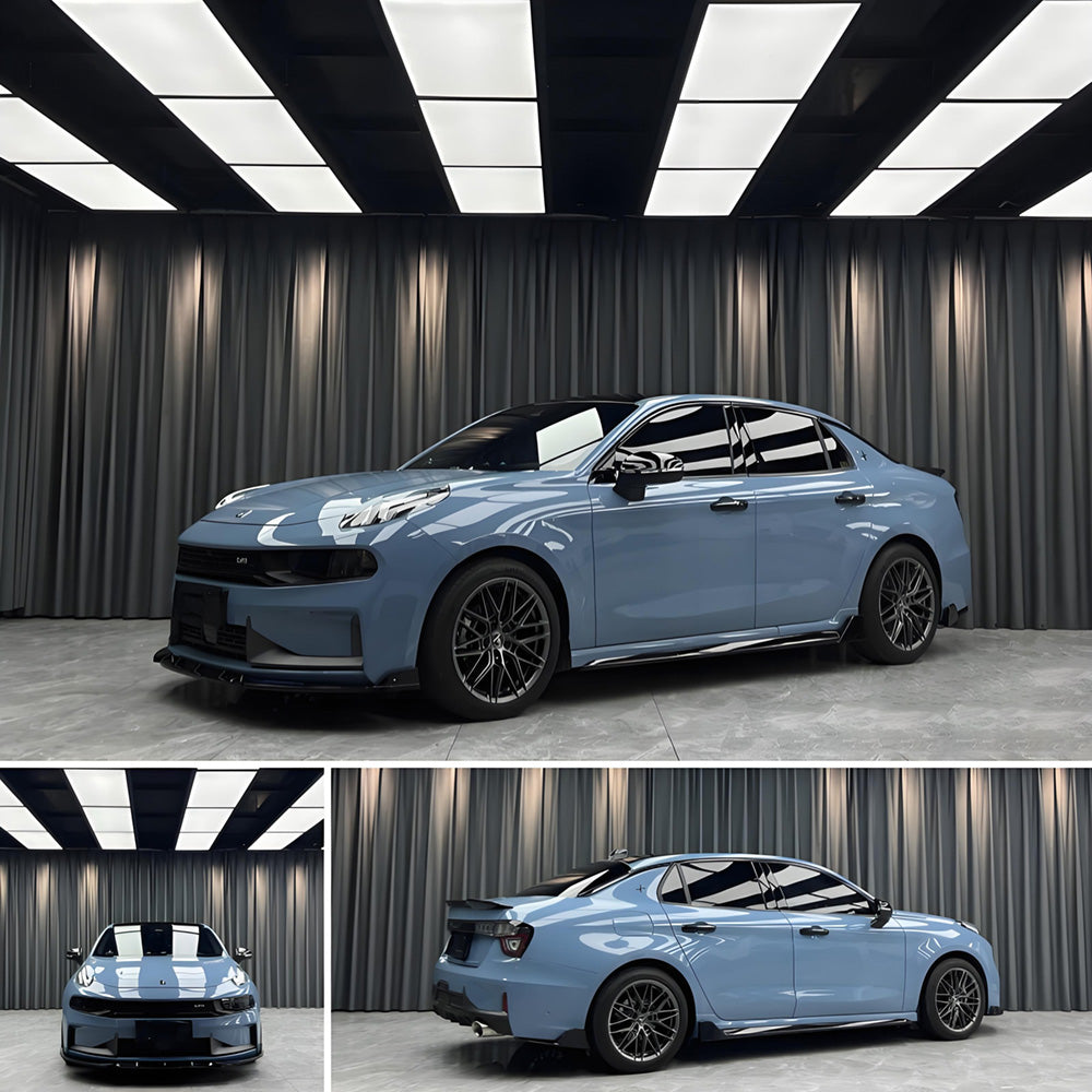 Car Blue Wraps Series