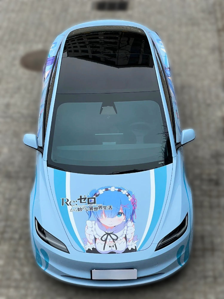 ReZero−Starting Life in Another World B Rem Car Wrap [AW-08]
