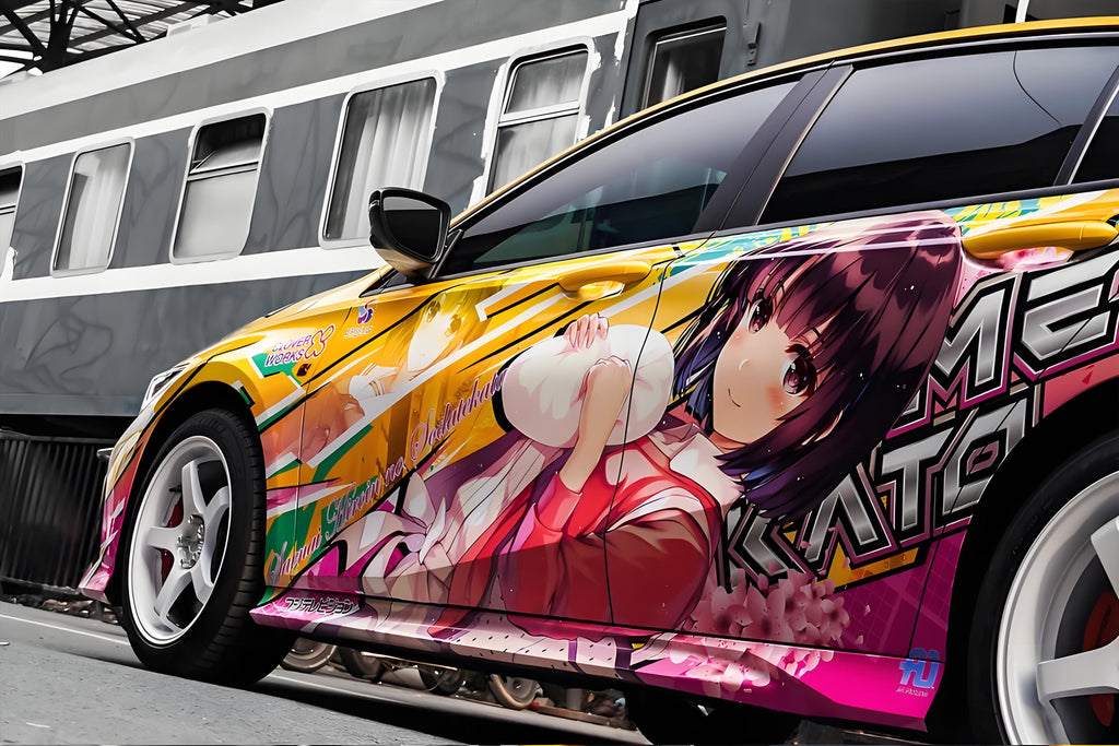 Saekano Megumi Kato Autofolierung