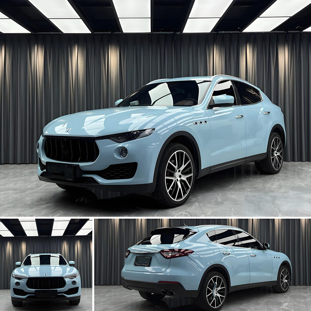 Car Blue Wraps Series