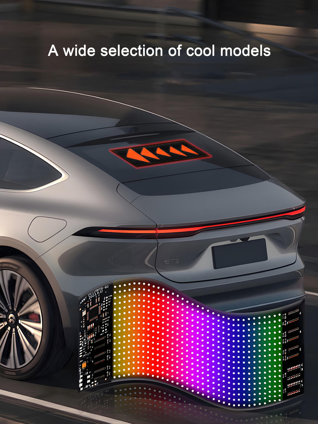 スマート車載インタラクティブフレキシブルLEDディスプレイ