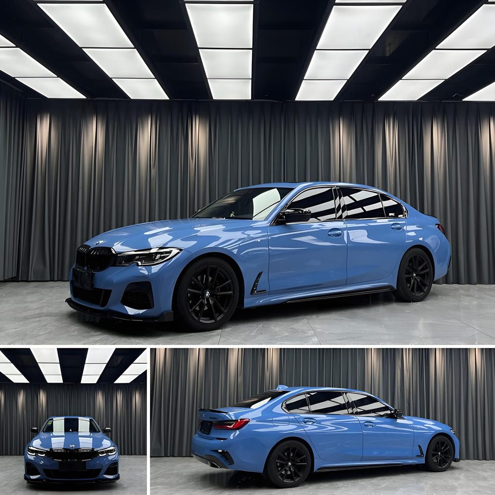 Car Blue Wraps Series