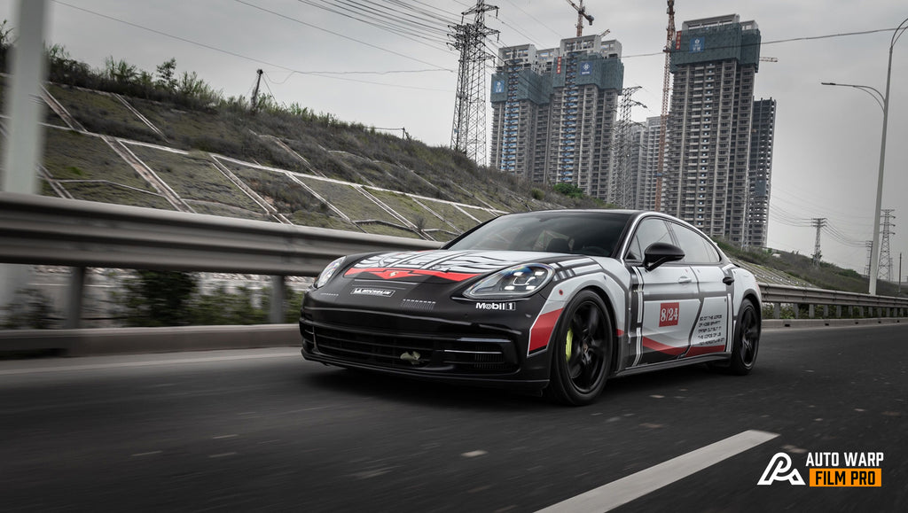 White Lego Full Size Car Wrap