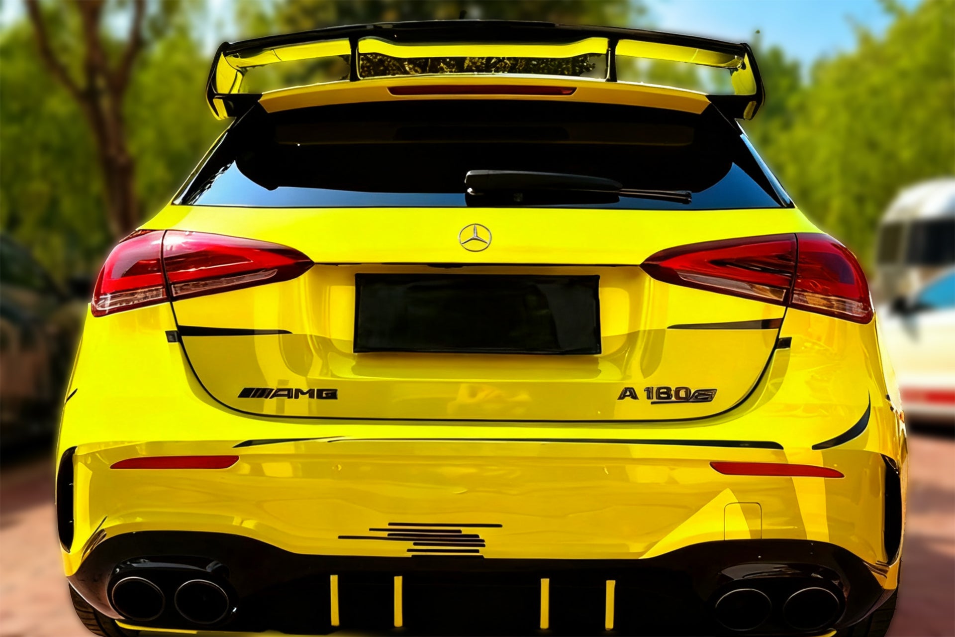 Yellow AMG Full Car Wrap [UW-49]