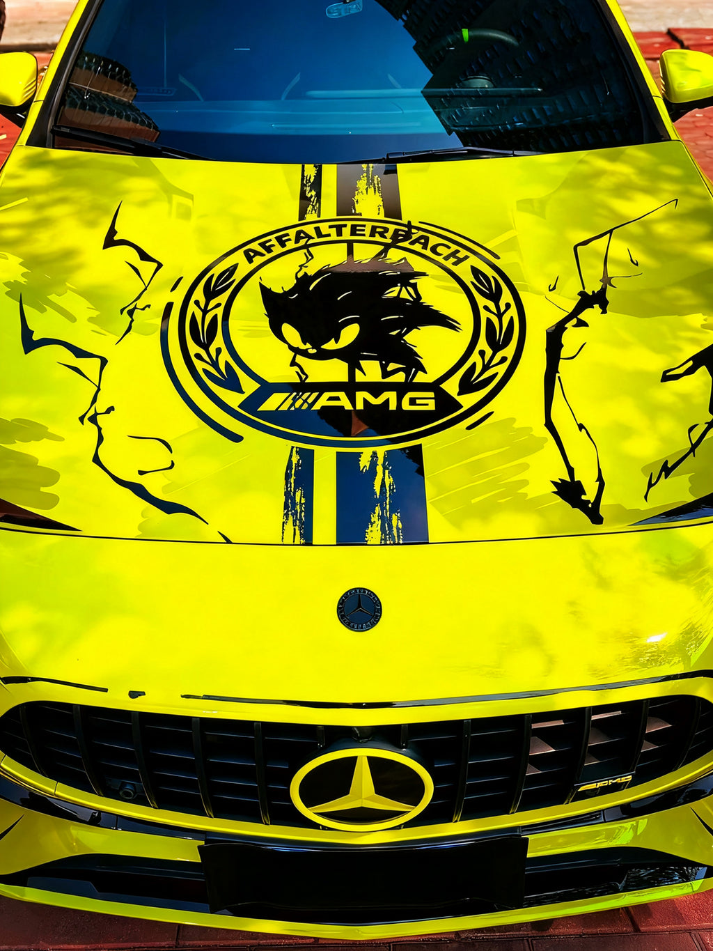Yellow AMG Full Car Wrap [UW-49]