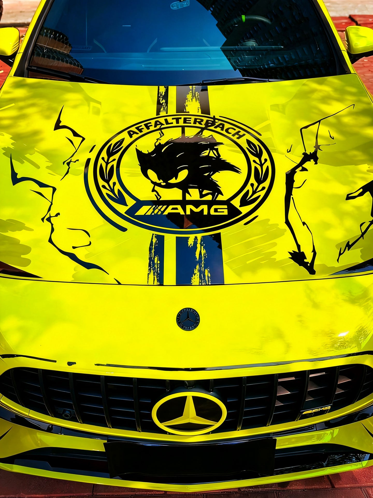 Yellow AMG Full Car Wrap [UW-49]