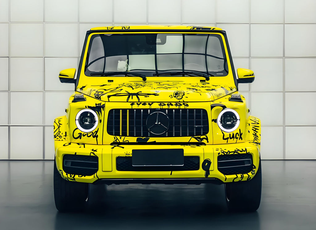 Yellow Lulu Babo Full Size Car Wrap  &nbsp;