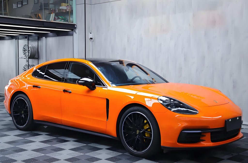 Car Orange Wraps Series